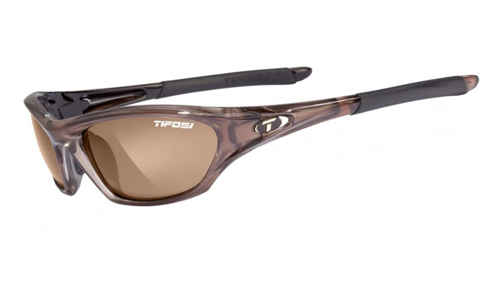 Tifosi Core Sunglasses - Crystal Brown Metallic Frame, Brown Lenses 0200404771