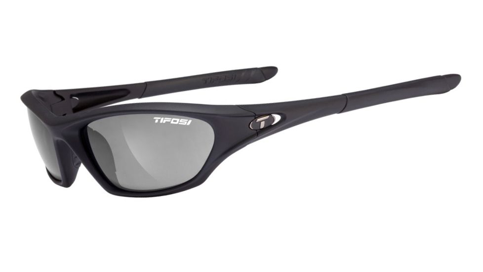 Tifosi Optics Core Sunglasses, Smoke Polarized Lenses, Matte Black Frame 0200500151