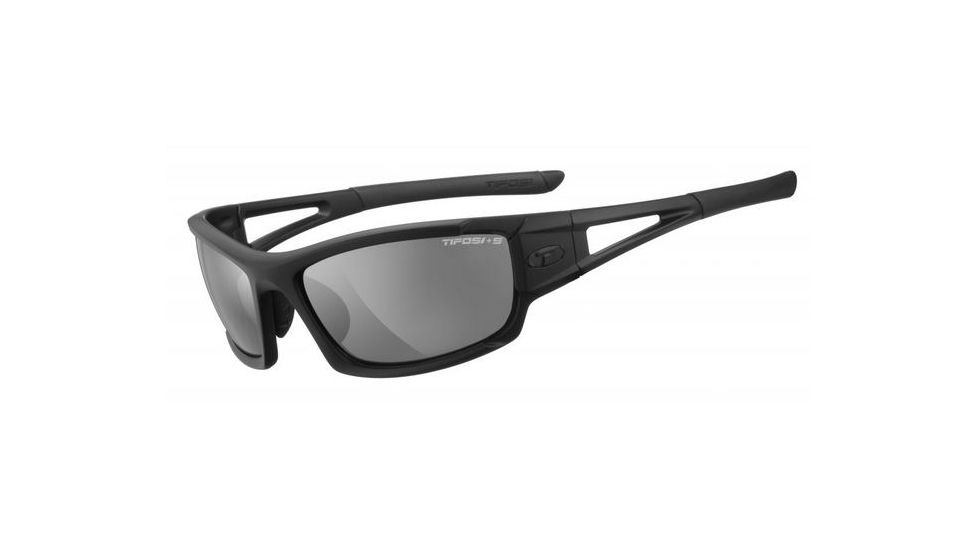 Tifosi Optics Dolomite 2.0 Tactical Sunglasses, Smoke Lens, M Blk Tactical Frame 1021000170