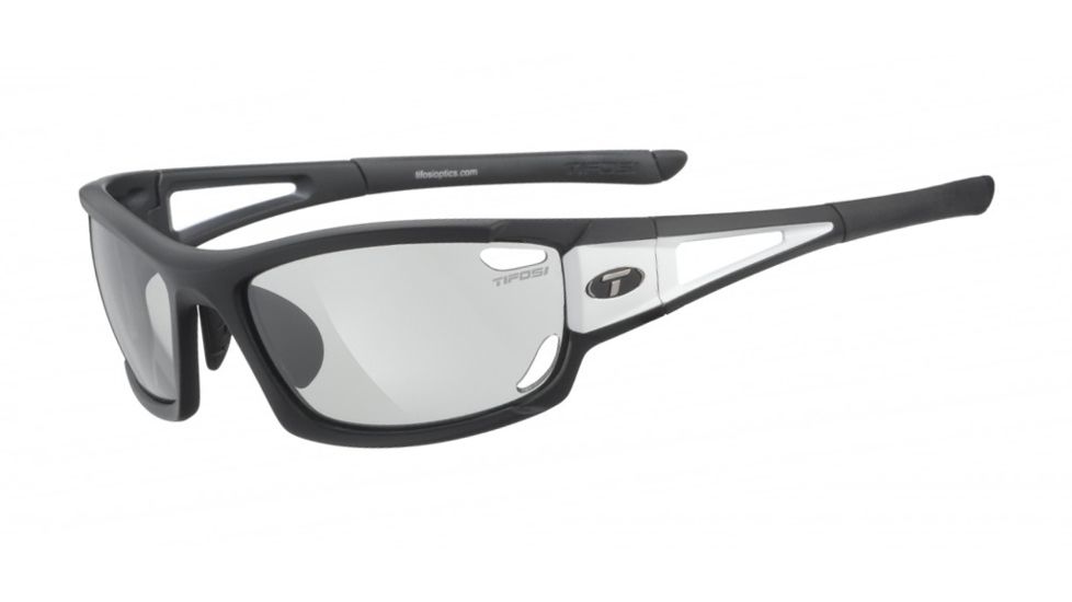 Tifosi Optics Dolomite 2.0 w/ Light Night Fototec  Lenses, Black/White Frame 1020304831