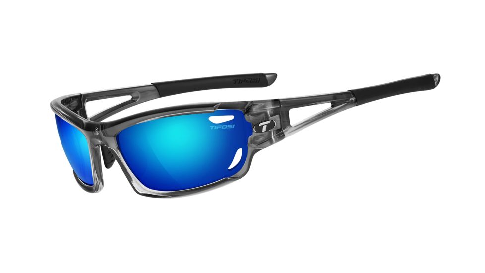 Tifosi Optics Dolomite 2.0 Sunglasses, Clarion Blue Polarized, Crystal Smoke Frame 1020502855