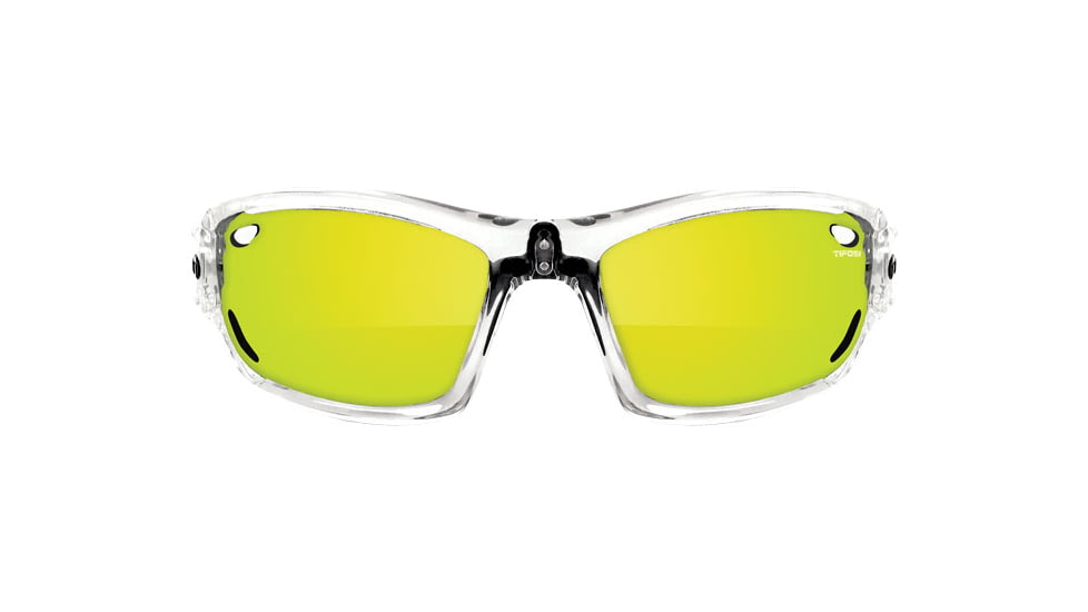 Tifosi Optics Dolomite 2.0 Sunglasses - Crystal Clear Frame w/Clarion Yellow,Golf/Tennis and Extreme Contrast Lens 1020205329