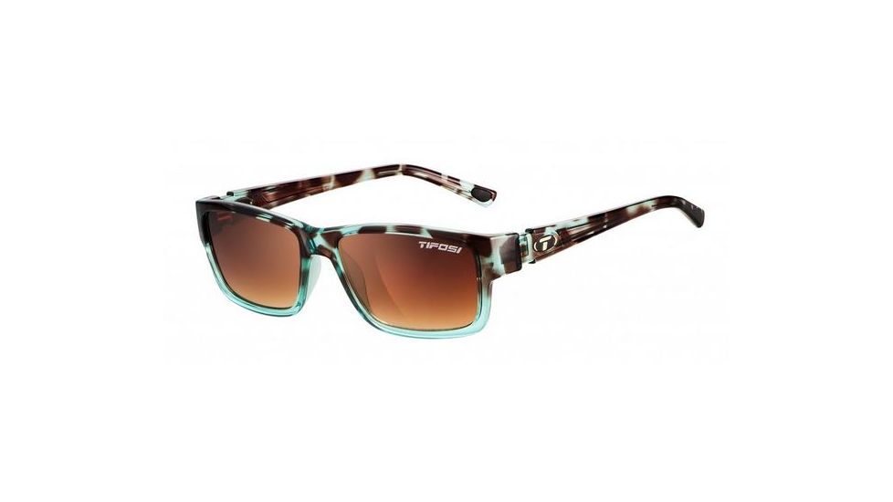 Tifosi Optics Hagen Sunglasses - Blue Tortoise Frame w/Polarized Brown Lens 1200505450