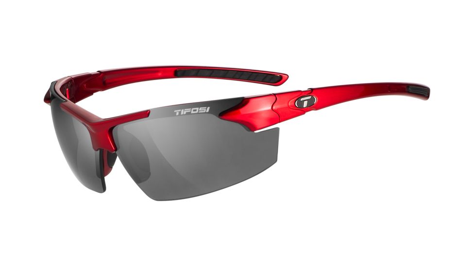 Tifosi Optics Jet FC Sunglasses - Metallic Red Frame w/Smoke Lens 1140402770