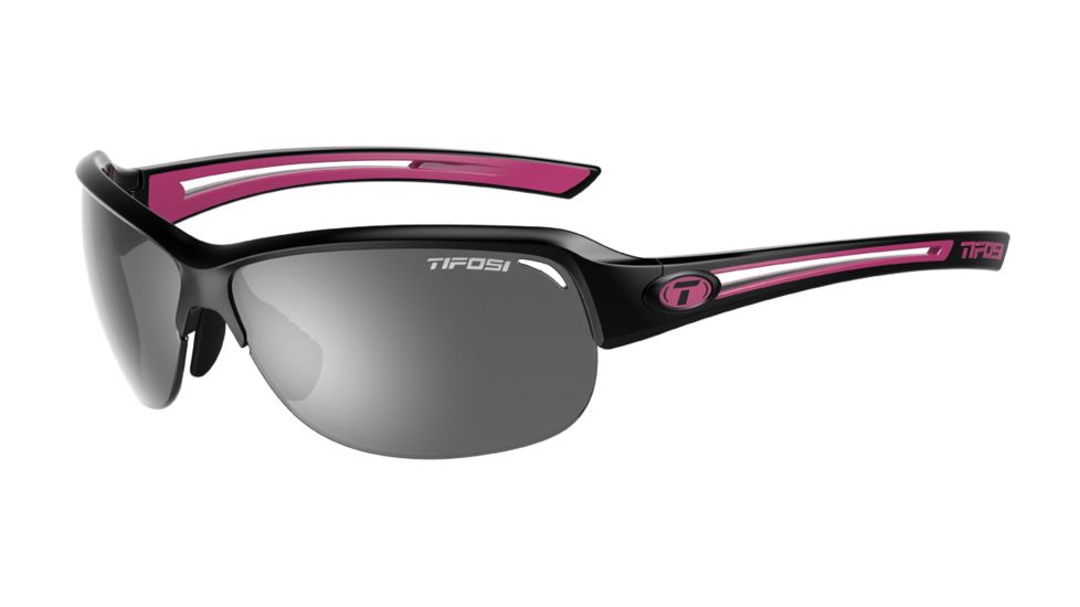 Tifosi Optics Mira Sunglasses, Black/Pink Frame, 1380403270