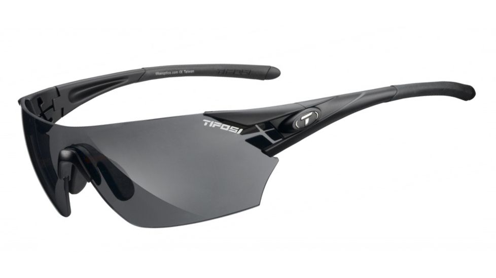 Tifosi Optics Podium w/ AC Red, Clear, Smoke Lenses, Matte Black Frame 1000100101