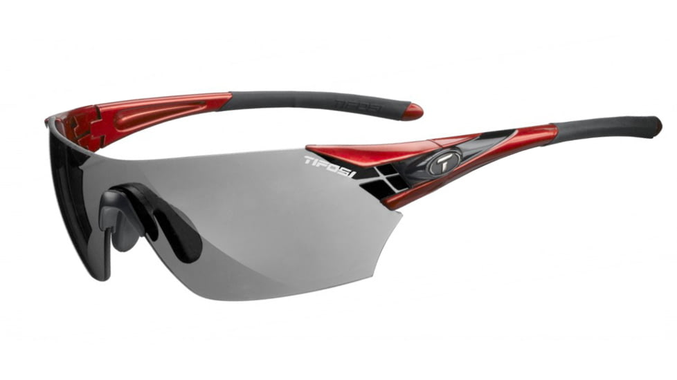 Tifosi Optics Podium w/ Smoke Fototec Lenes, Metallic Red Frame 1000302734