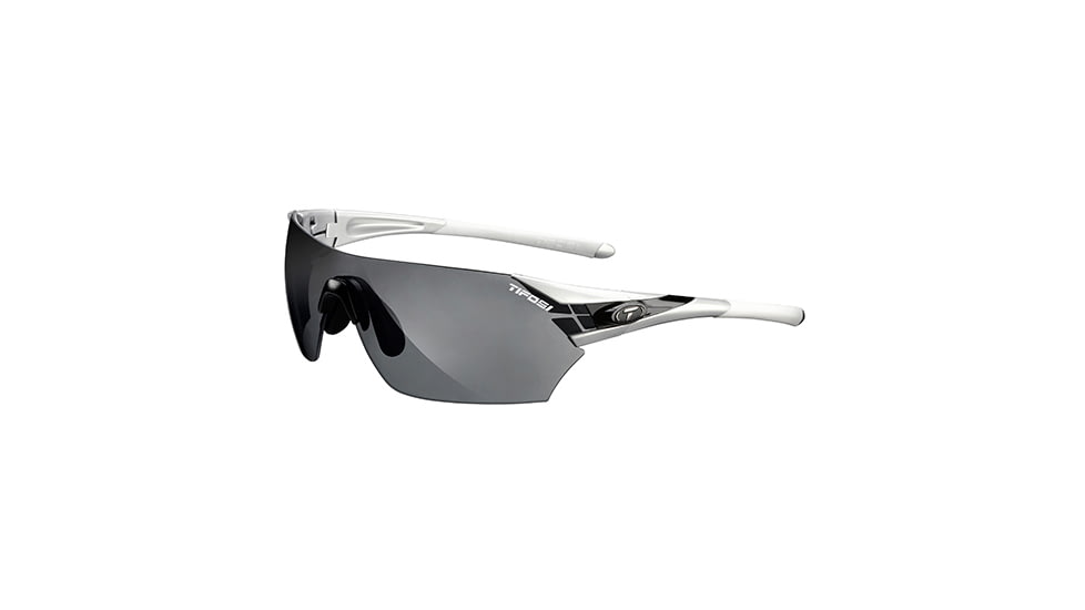 Tifosi Optics Podium w/ EC, GT, Smoke Lenses, Metallic Silver Frame 1000200615