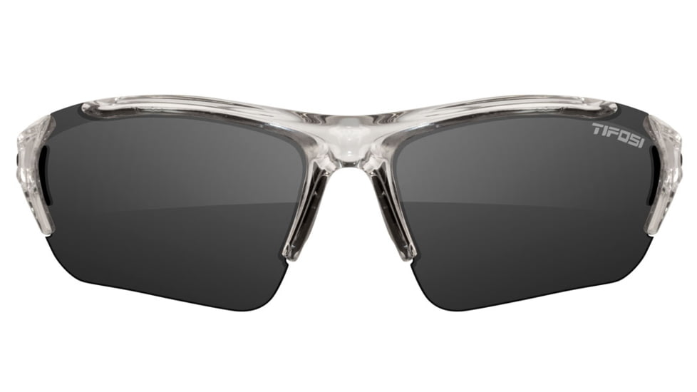 Tifosi Optics Radius FC Sunglasses - Crystal Clear Frame w/Smoke,Golf/Tennis and Extreme Contrast Lens 1190205315