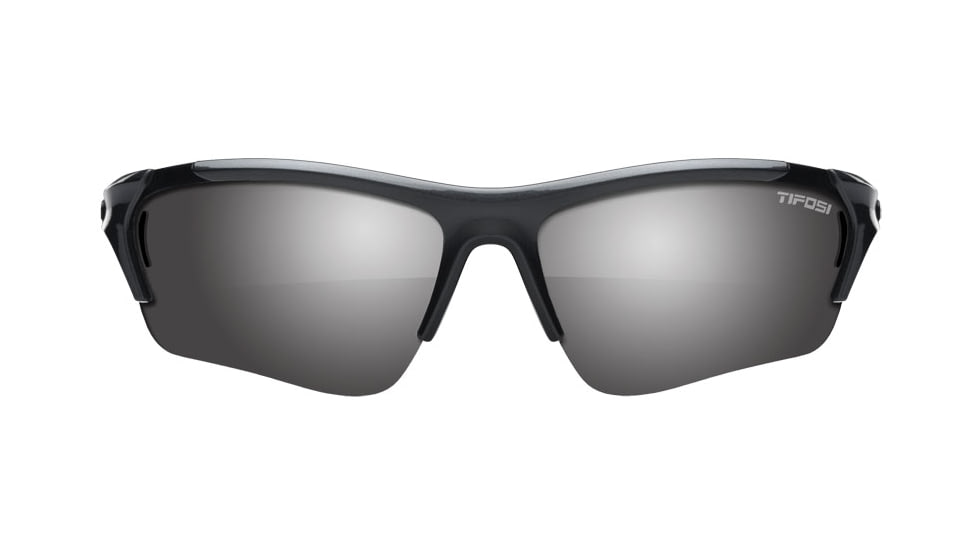 Tifosi Optics Radius FC Sunglasses - Gloss Black Frame w/Smoke,AC Red and Clear Lens 1190100201