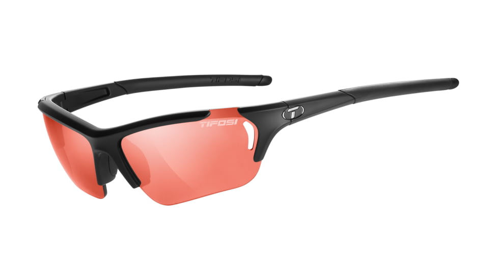 Tifosi Optics Radius FC Sunglasses - Matte Black Frame w/High Speed Red Fototec Lens 1190300130