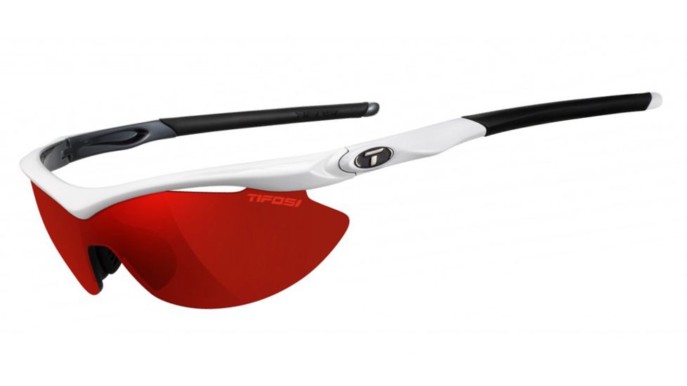Tifosi Optics Slip Sunglasses, White-Gunmetal 0010105821