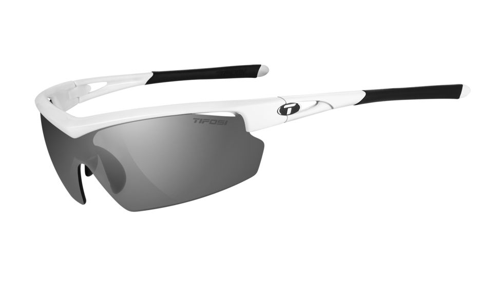Tifosi Optics Talos Sunglasses - Pearl White Frame w/Smoke,AC Red and Clear Lens 1180101101
