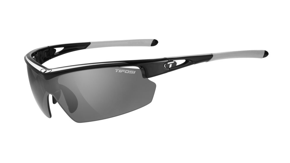 Tifosi Optics Talos Sunglasses - Race Silver Frame w/Smoke,Golf/Tennis and Extreme Contrast Lens 1180202115