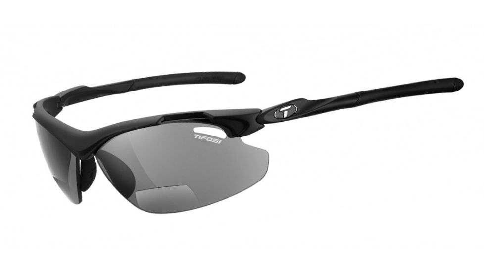 Tifosi Optics Tyrant 2.0 Sunglasses - Matte Black Frame w/ Smoke Reader +2.5 Frame 1120800167