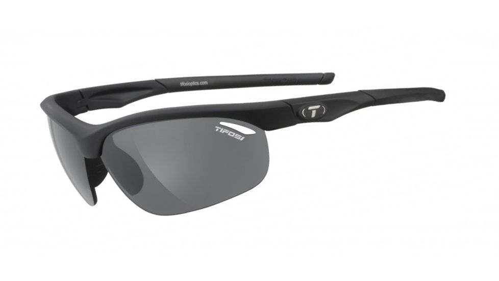 Tifosi Optics Veloce w/ EC, GT, Smoke Lenses, Matte Black Frame 1040200115