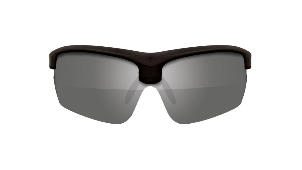 Tifosi Optics Z87.1 Talos Tactical Safety Sunglasses, Smoke/HC Red/Clear Lenses, Matte Black Tact Frame 1181100101