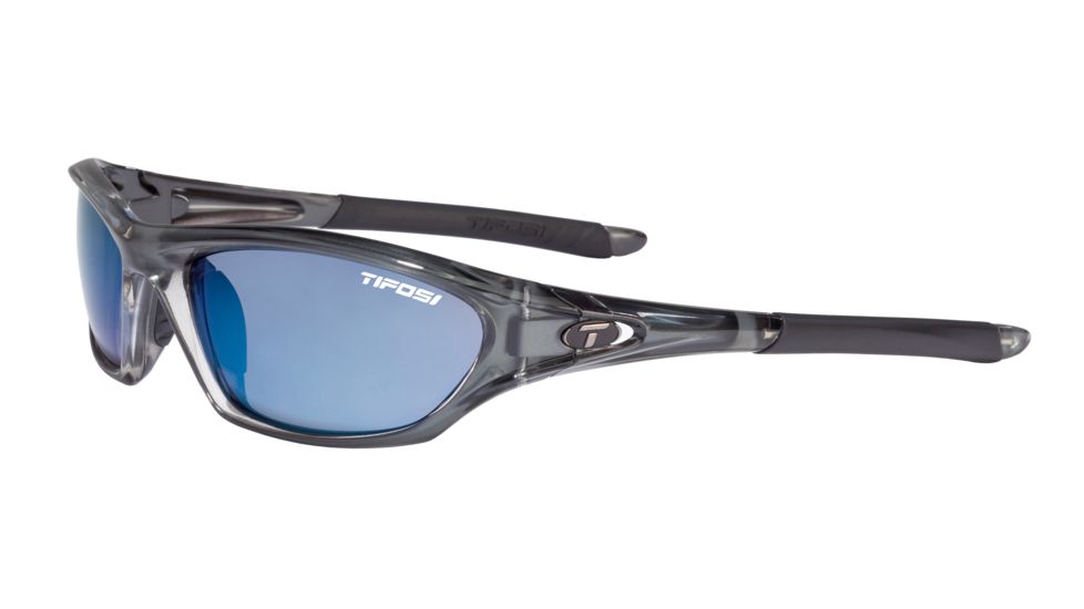 Tifosi Core Sunglasses - Crystal Smoke Frame, Smoke Blue Lenses 0200402877