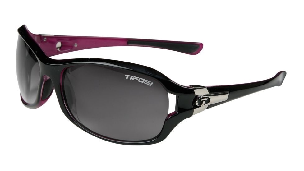 Tifosi Dea Progressive Prescription Sunglasses - Gloss Black &amp; Pink Frame 0090103206