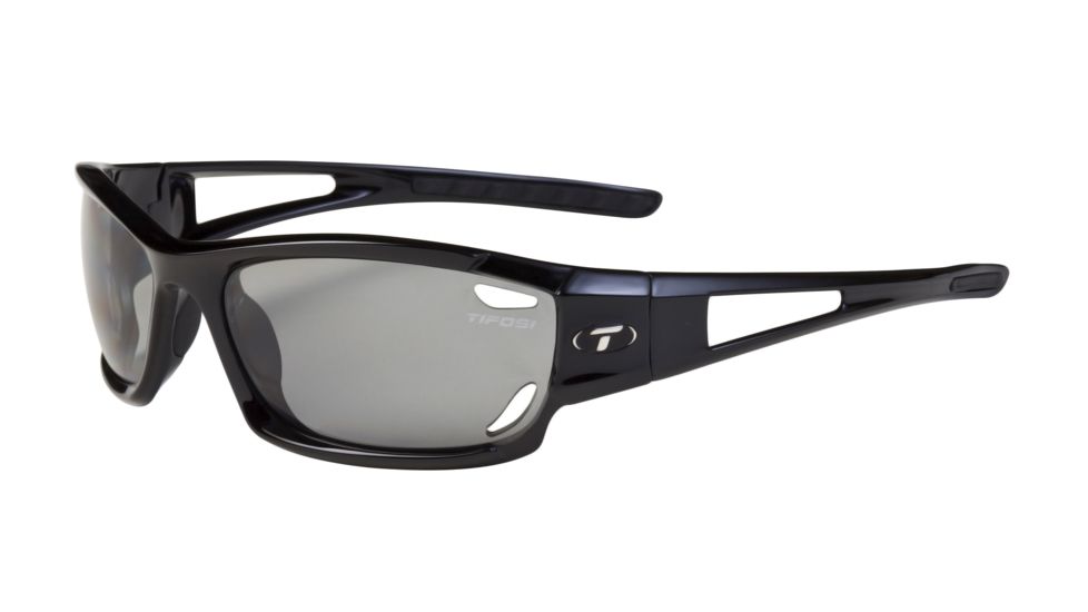 Tifosi Dolomite Single Vision Prescription Sunglasses - Gloss Black Frame 0080600261