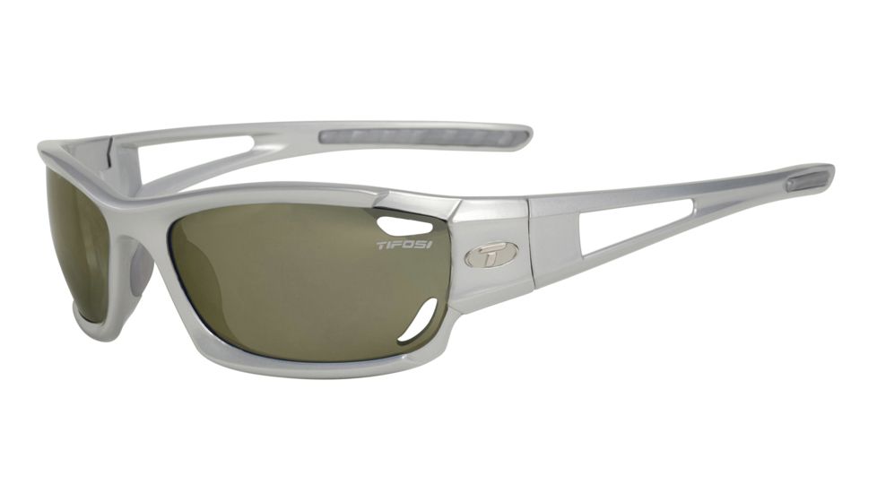 Tifosi Dolomite Single Vision Prescription Sunglasses - Metallic Silver Frame 0080200610
