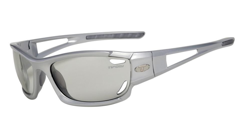 Tifosi Dolomite Single Vision Prescription Sunglasses - Metallic Silver Frame 0080300631