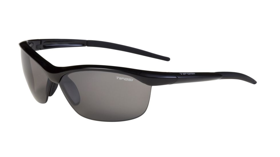 Tifosi Gavia SL Sunglasses - Gloss Black Frame, Smoke Lenses 0220400270
