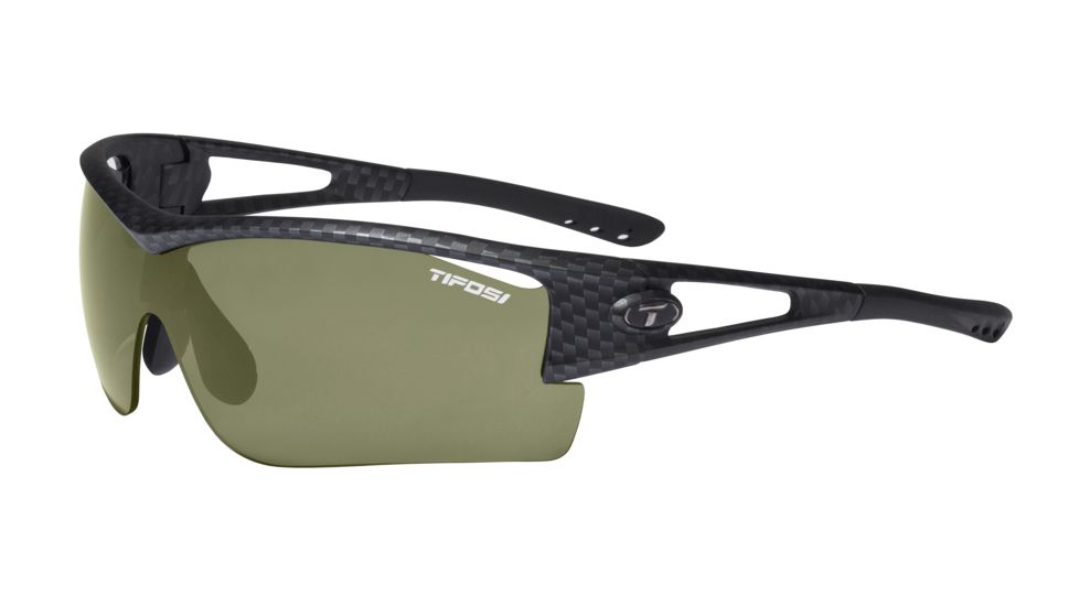 Tifosi Logic XL Sunglasses - Carbon Frame, GT/EC/AC Red Lenses 0060200710