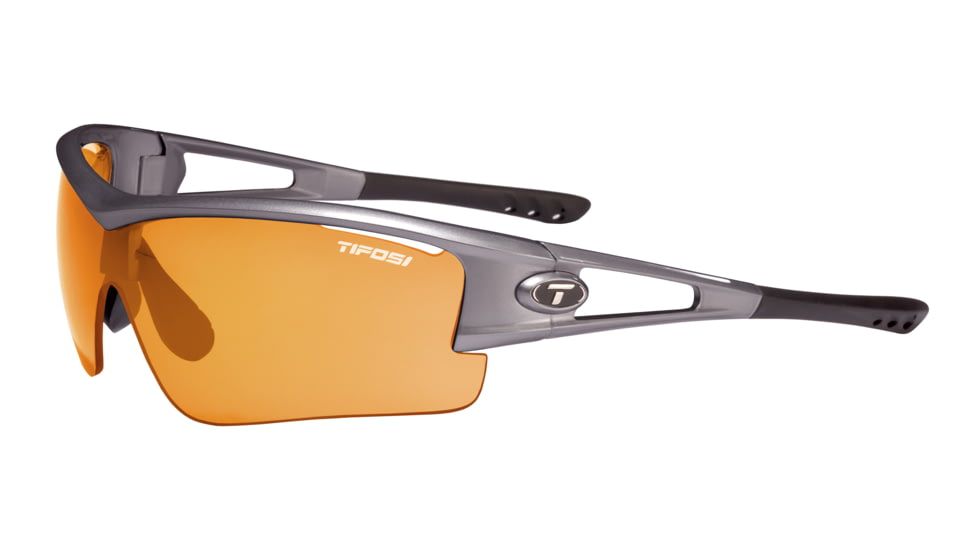 Tifosi Logic XL Sunglasses - Gunmetal Frame, Backcountry Orange Fototec Lenses 0060300333
