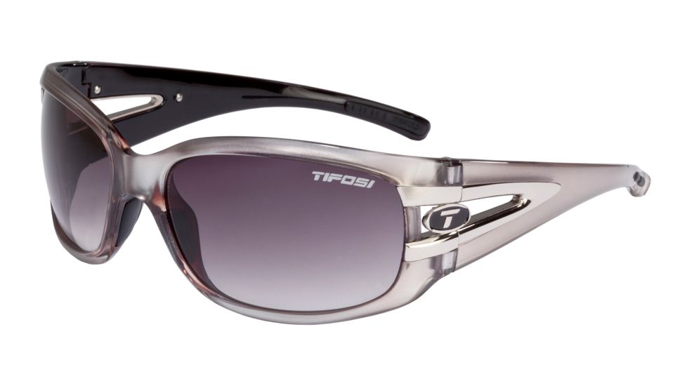 Tifosi Lust Progressive Prescription Sunglasses - Crystal Metallic White Frame 0160404280