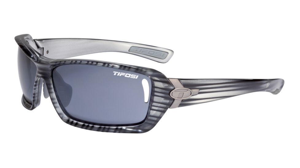 Tifosi Mast Sunglasses - Grey Stripe Frame, Smoke Fototec Lenses 0020302634
