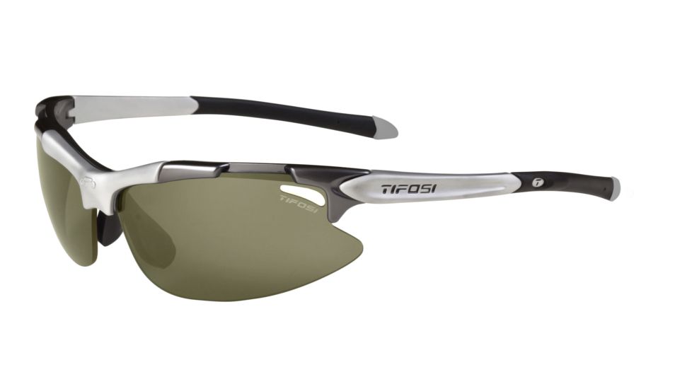 Tifosi Pave Sunglasses - Gunmetal Frame, GT/EC/AC Red Lenses 0130200310