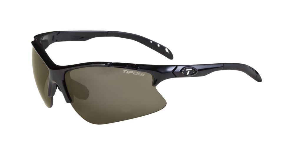 Tifosi Roubaix Sunglasses - Gloss Black Frame, GT/EC/AC Red Lenses 0270200210