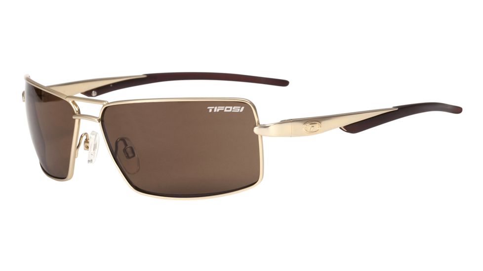 Tifosi Salvo Single Vision Prescription Sunglasses - Matte Gold Frame 0240504450