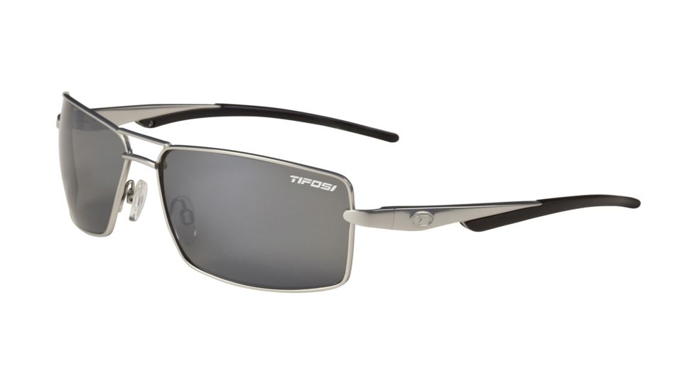 Tifosi Salvo Single Vision Prescription Sunglasses - Matte Silver Frame 0240400575