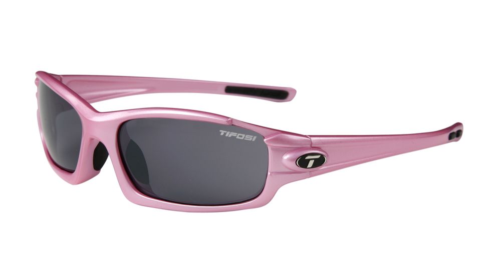 Tifosi Scout Sunglasses - Metallic Pink Frame, Smoke Lenses 0250404570