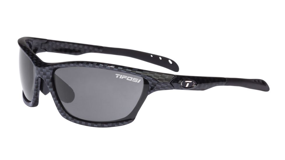 Tifosi Ventoux Sunglasses - Gloss Carbon Frame, Smoke Fototec Lenses 0120305234