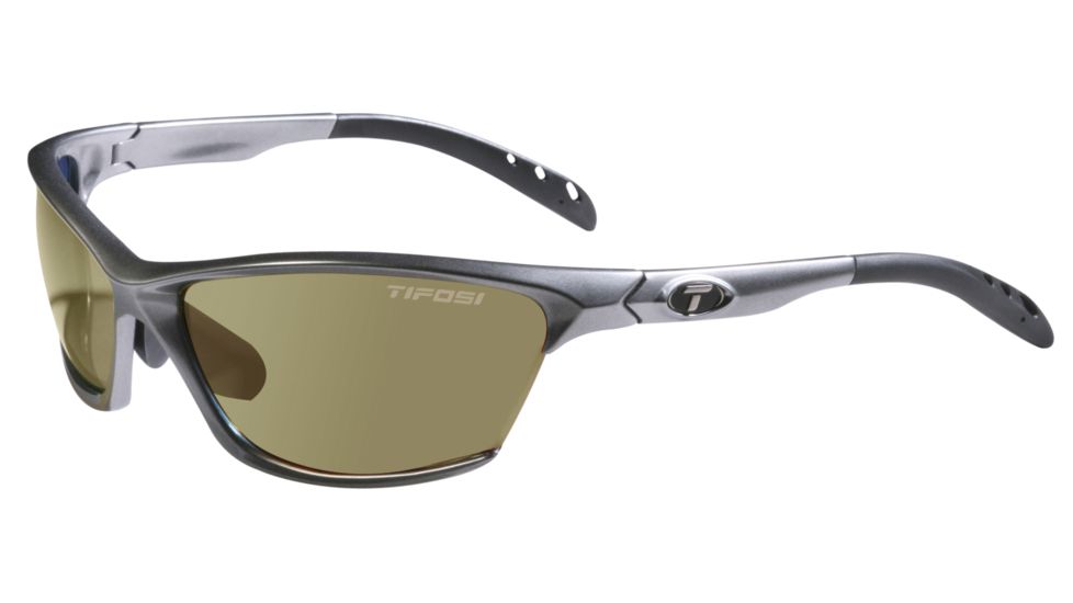 Tifosi Ventoux Sunglasses - Gloss Gunmetal Frame, GT/EC/AC Red Lenses 0120200310