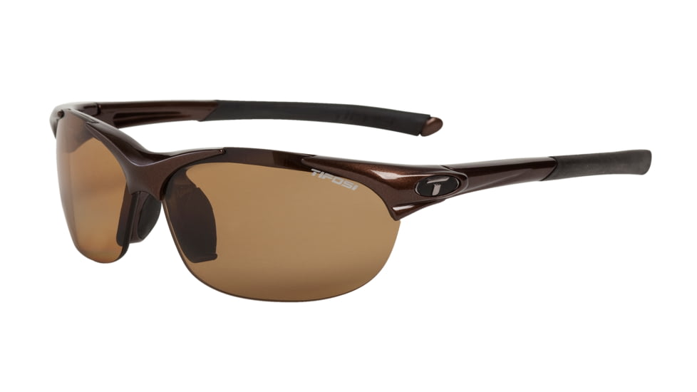 Tifosi Wisp Sunglasses - Mocha Frame, Brown Polarized Fototec Lenses 0040601360