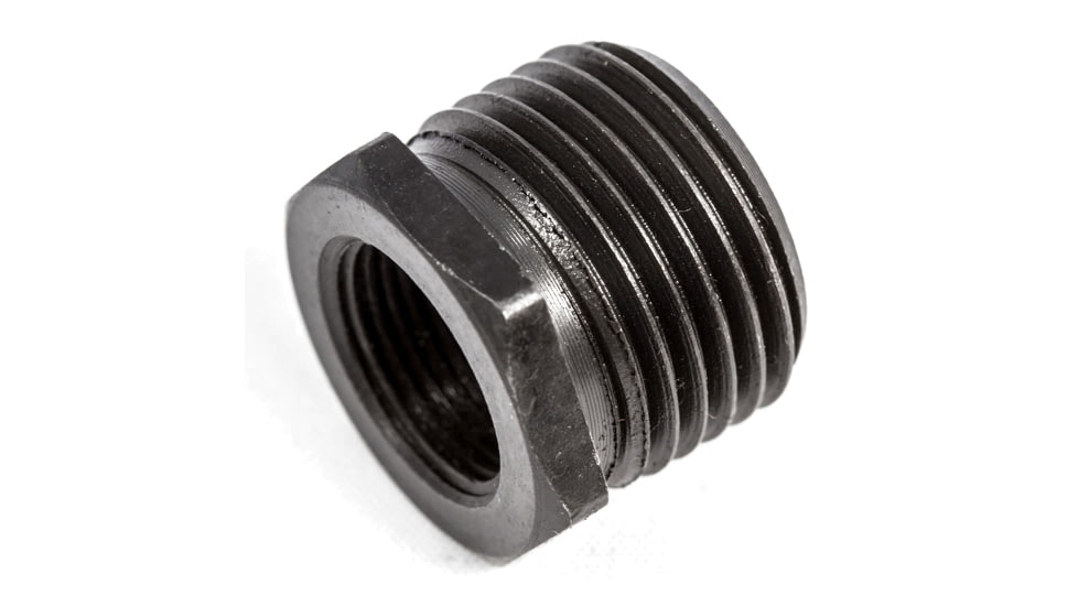 Tiger Rock 1/2x28 to 3/4-16 Oil Filter Threaded Adapter Steel Black Anodized, ARA