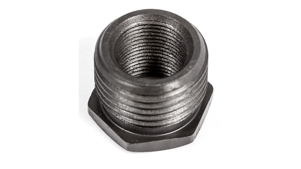 Tiger Rock 1/2x28 to 3/4-16 Oil Filter Threaded Adapter Steel Black Anodized, ARA