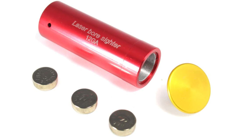 Tiger Rock 12 Gauge Cartidge Laser Bore Sighter, Red, LBS12G