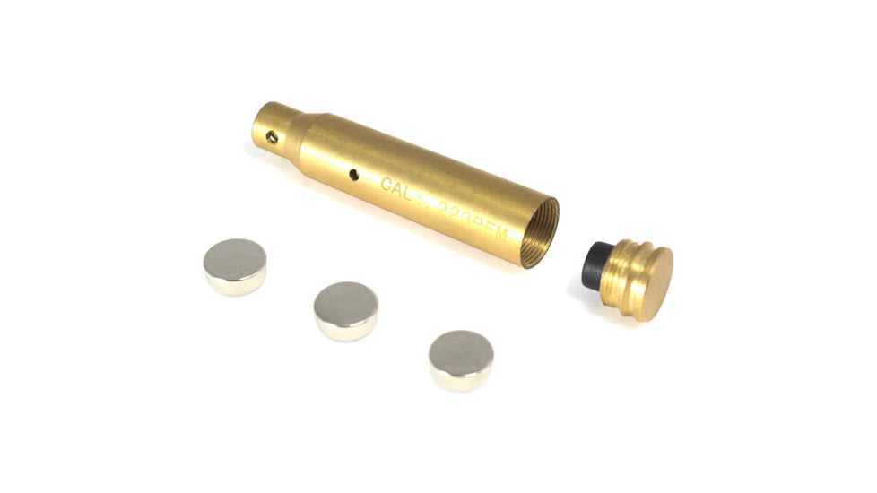 Tiger Rock .223 Remington Cartidge Laser Bore Sighter, Brass, LBS223