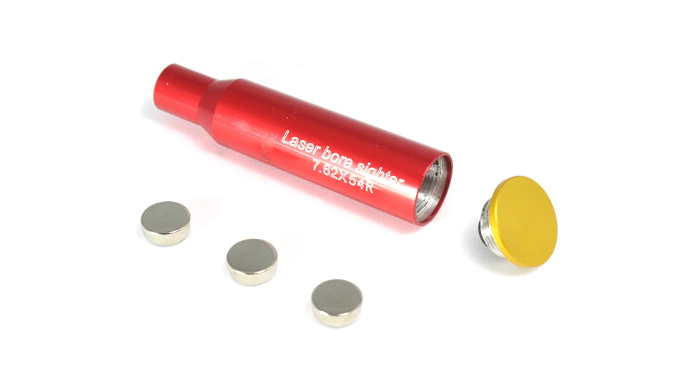 Tiger Rock 7.62x54mmR Cartidge Laser Bore Sighter, Red, LBS762X54