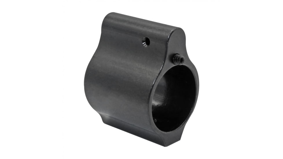 Tiger Rock .750 Low Profile Adjustable Gas Block, Set Screw Style, Black, Small, GB750US-ADJ