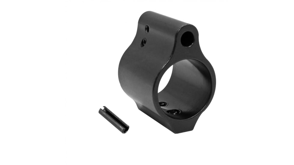 Tiger Rock .750 Low Profile Adjustable Gas Block, Set Screw Style, Black, Small, GB750US-ADJ