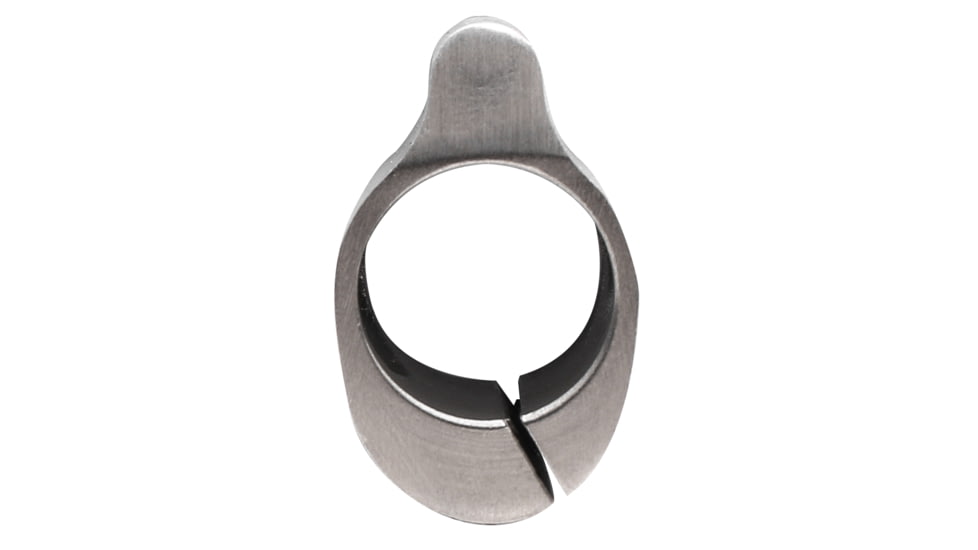 Tiger Rock .750 Low Profile Steel Gas Block w/ Clamp Stainless - NO Package, Silver, Small, GB06-S