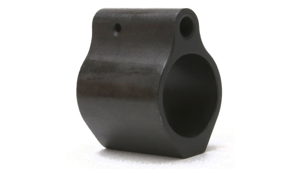 Tiger Rock .750 Low Profile Steel Gas Block with Roll Pins &amp; Wrench -Black, Black, GB01-B