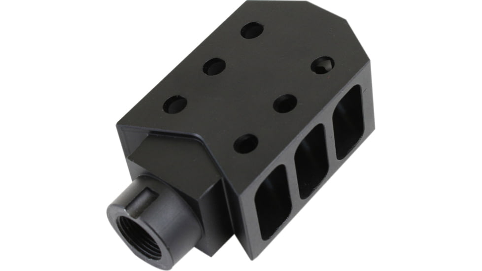 Tiger Rock AK-47 Rifle Barrett Style Muzzle Brake with Jam Nut, MBR67