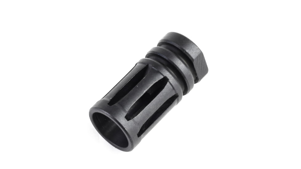 Tiger Rock AK47 Style Muzzle Brake, M14 x 1 LH Theads, 5 Ports, Black, Small, MBR05-AK